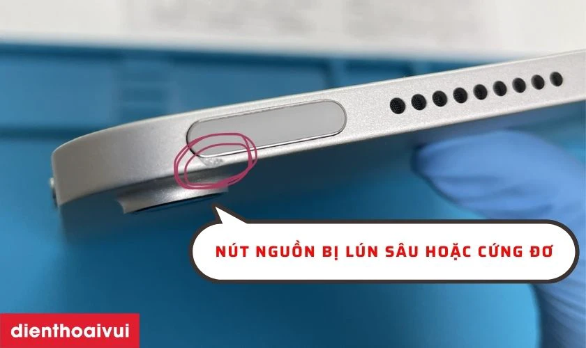 Dấu hiệu iPad Mini 6 bị hỏng c&aacute;p nguồn