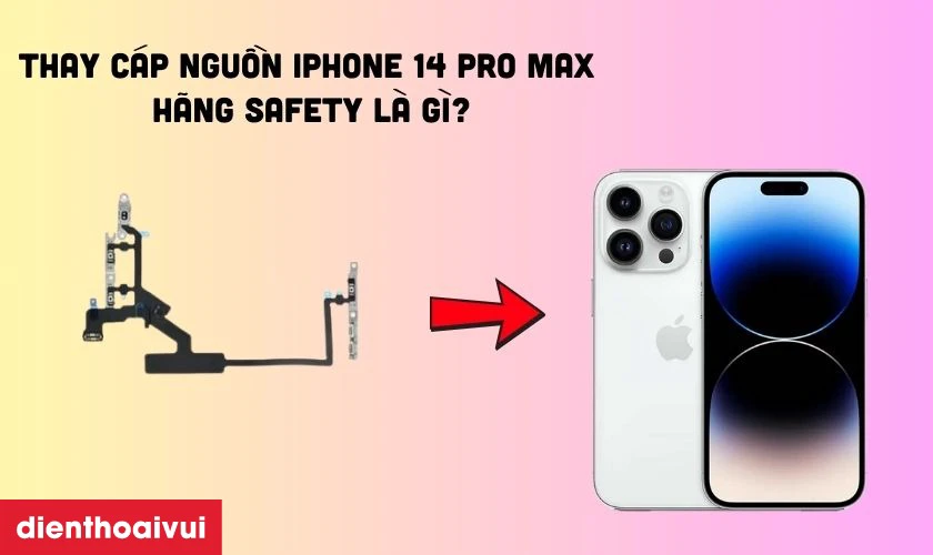 Thay cáp nguồn iPhone 14 Pro Max mới đảm bảo hiệu suất, tối ưu chi phí