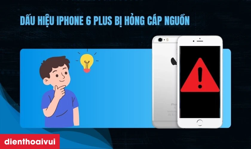 Thay cáp nguồn iPhone 6 Plus chính hãng GENA