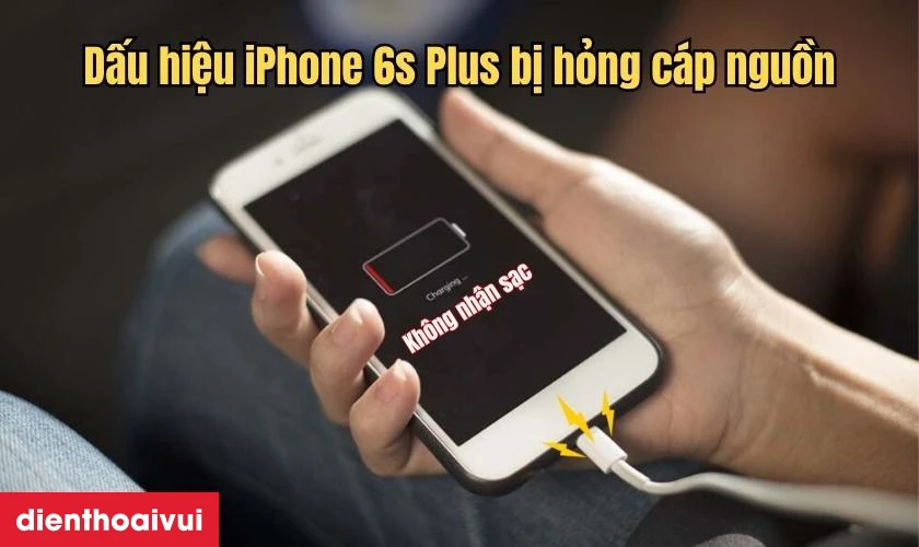 Thay c&aacute;p nguồn iPhone 6s Plus ch&iacute;nh h&atilde;ng GENA