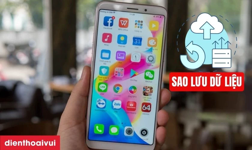 Sao lưu dữ liệu điện thoại trước khi thay cáp nguồn