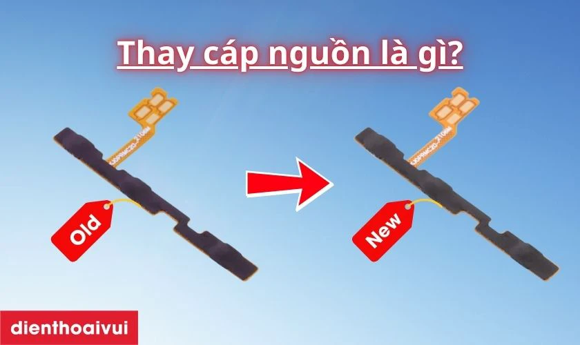 Thay c&aacute;p nguồn Realme C20 l&agrave; g&igrave;?