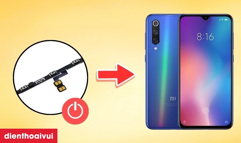Thay c&aacute;p nguồn Xiaomi Mi 9