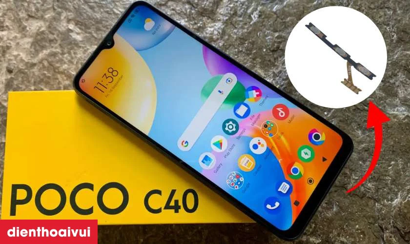 Thay c&aacute;p nguồn Xiaomi Poco C40 l&agrave; g&igrave;?