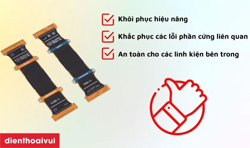 Thay cáp nối main Samsung Galaxy Z Fold 3 có tốt không?