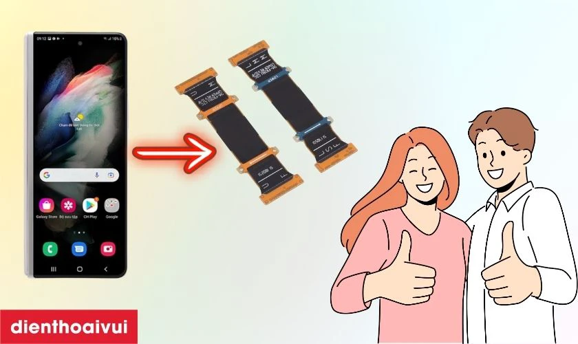 Có nên thay cáp nối main Z Fold 3 không?