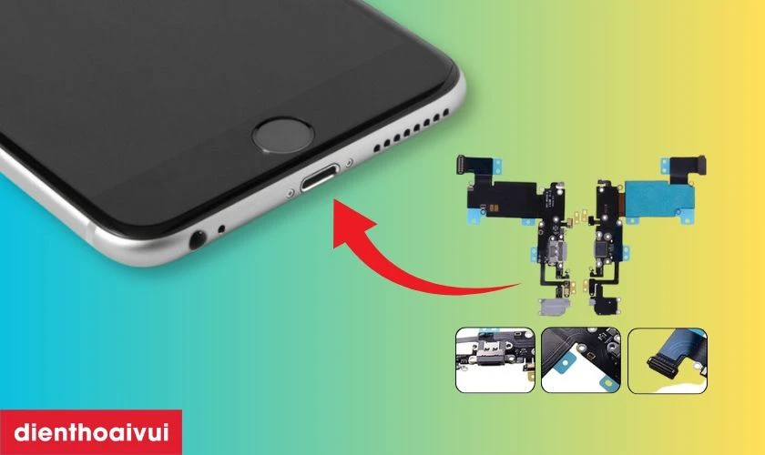 Thay chân sạc iPhone 6S Plus chính hãng GENA là gì?