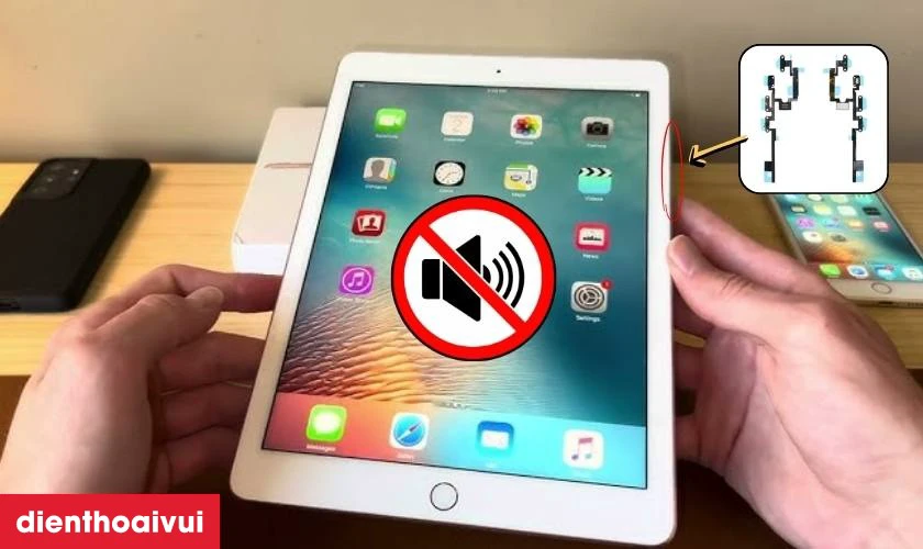 Thay cáp volume iPad Pro 9.7
