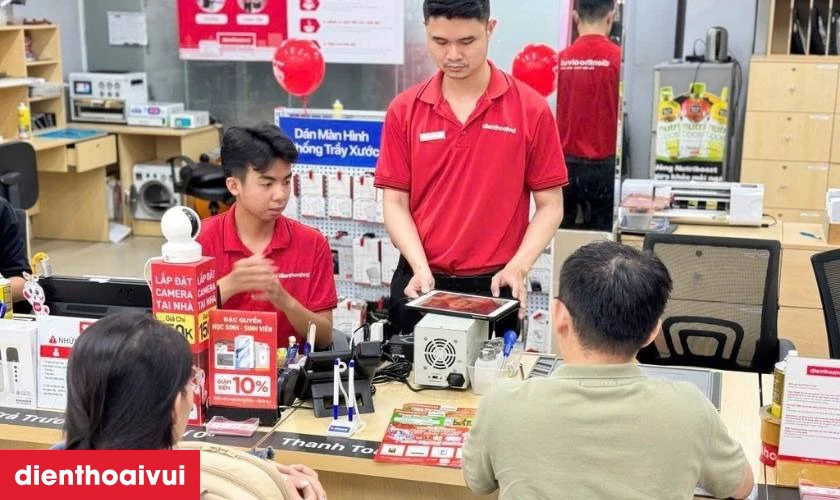 Quy trình thay cáp volume iPad Pro 9.7 tại Điện Thoại Vui