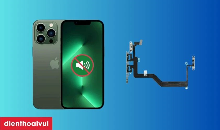Dấu hiệu nhận biết cáp volume iPhone 13 Pro Max bị hỏng
