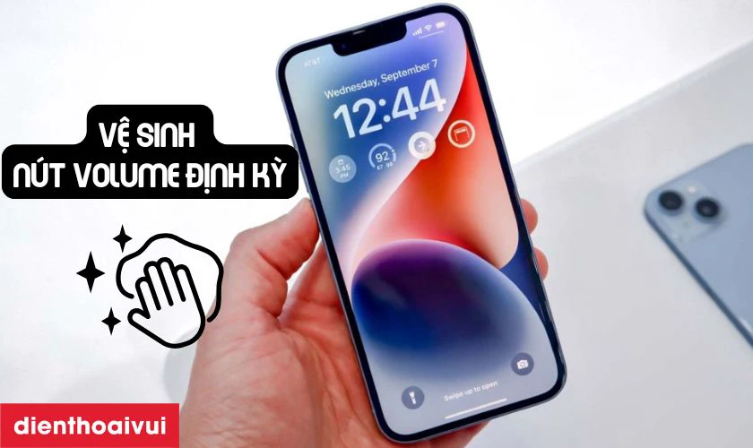 Cách bảo quản nút volume iPhone 14 Plus chính hãng GENA sau khi thay