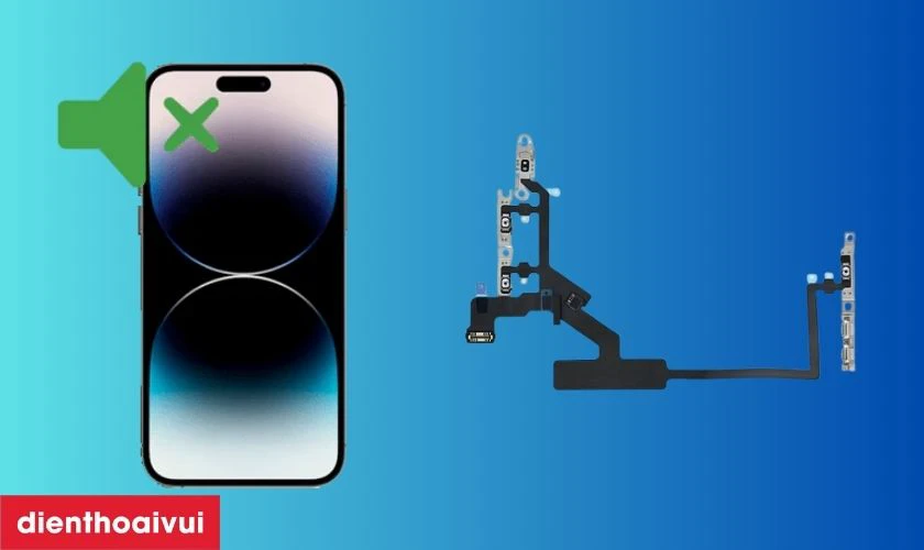 Dấu hiệu nhận biết cáp volume iPhone 14 Pro Max bị hỏng