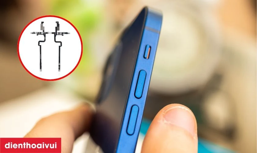 Dấu hiệu nhận biết cáp volume iPhone 15 Pro Max bị hỏng