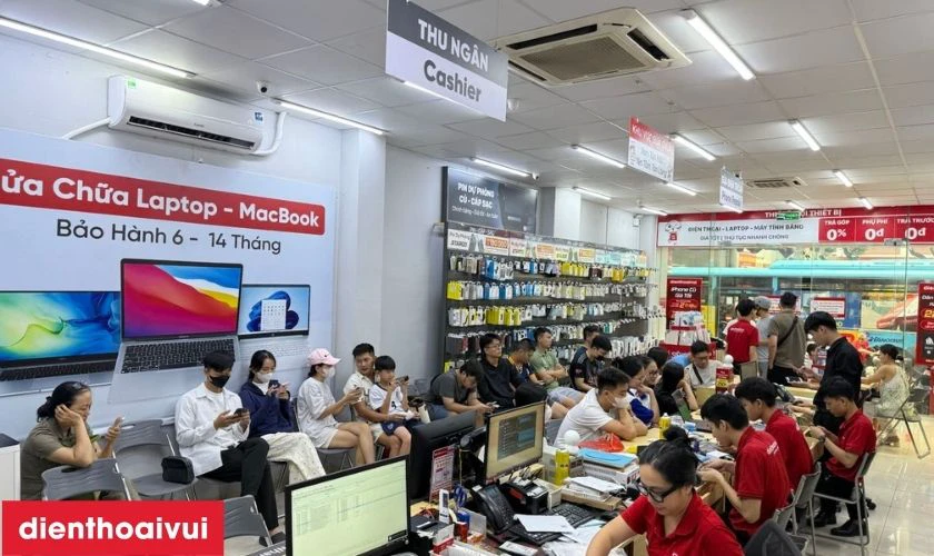 Quy trình thay cáp volume iPhone 6 chính hãng GENA tại Điện Thoại Vui