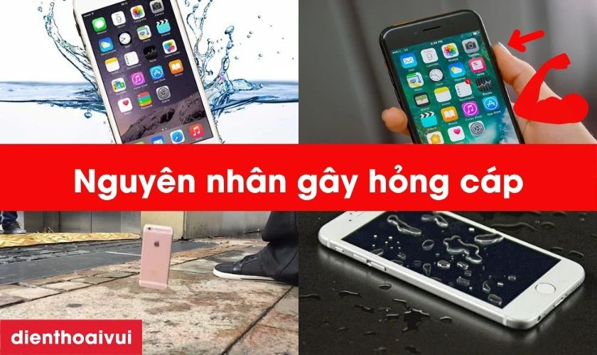 Nguyên nhân cáp volume iPhone 6S Plus bị hỏng