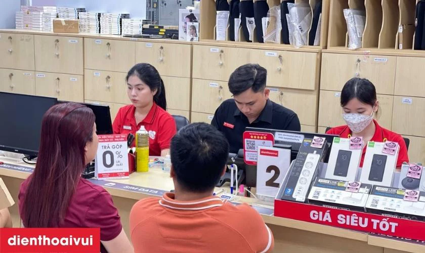 Quy trình thay cáp volume iPhone 7 chính hãng GENA tại Điện Thoại Vui