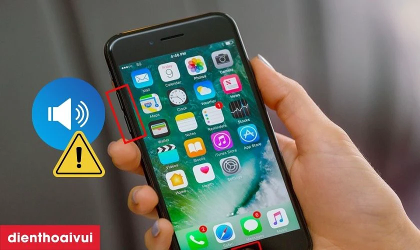 Dấu hiệu nhận biết c&aacute;p volume iPhone 7 Plus bị hỏng