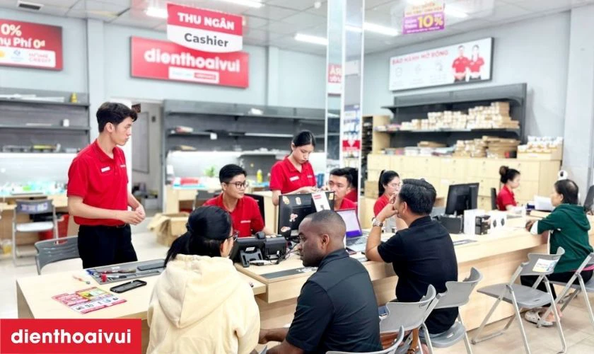 Quy trình thay cáp volume iPhone SE chính hãng GENA tại Điện Thoại Vui