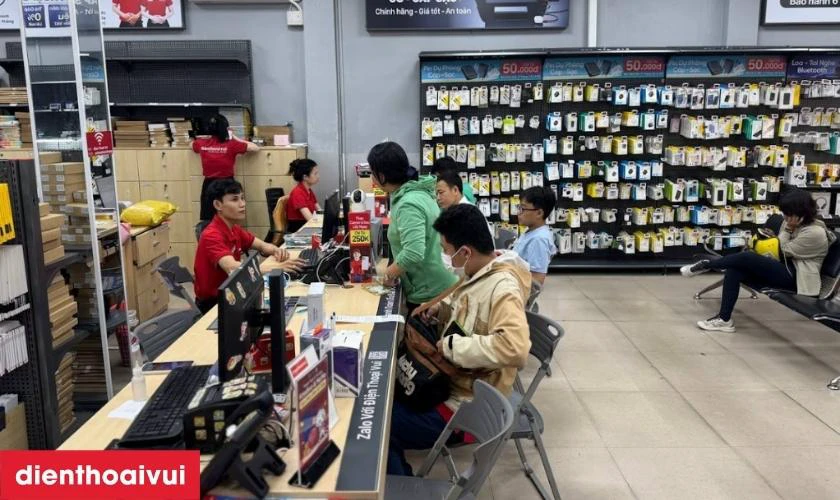 Quy tr&igrave;nh thay c&aacute;p volume tại Điện Thoại Vui