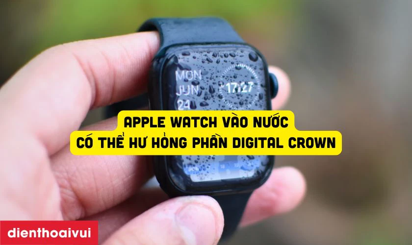 Nguy&ecirc;n nh&acirc;n khiến Digital Crown Apple Watch Ultra bị hư