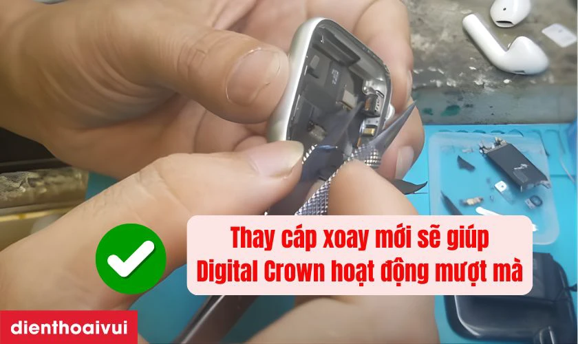 C&oacute; n&ecirc;n thay c&aacute;p xoay Digital Crown Apple Watch Ultra 3 kh&ocirc;ng?
