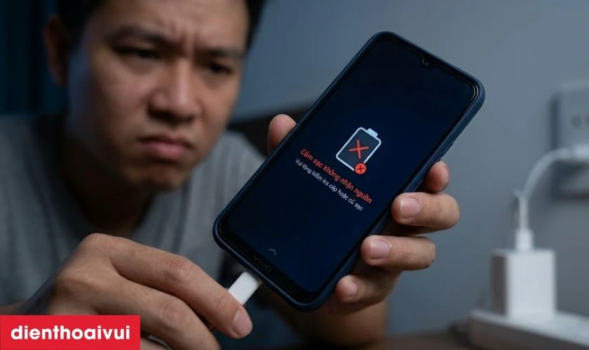 Dấu hiệu cần thay ch&acirc;n sạc Vivo?