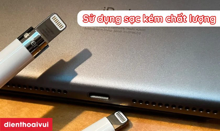 Nguyên nhân iPad Mini 5 bị hỏng chân sạc