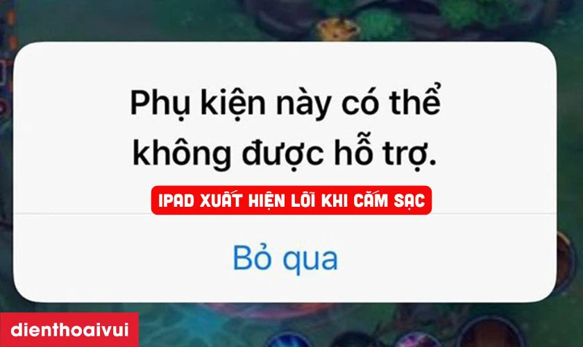 Dấu hiệu nhận biết chân sạc iPad Mini 6 gặp vấn đề