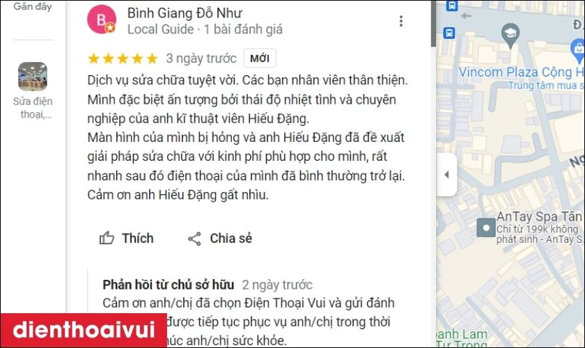 Tìm hiểu đánh giá của các cửa hàng