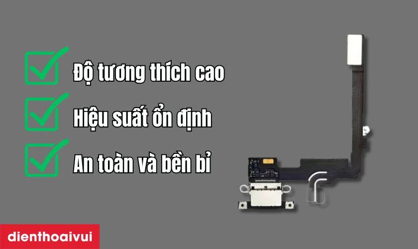 Đánh giá cụm chân sạc điện thoại iPhone 16 Pro Max