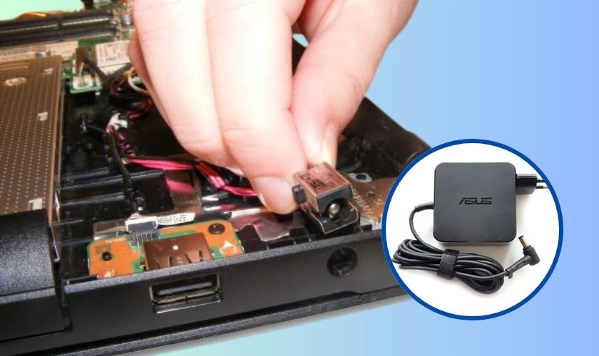 Dấu hiệu laptop Asus nên thay chân sạc
