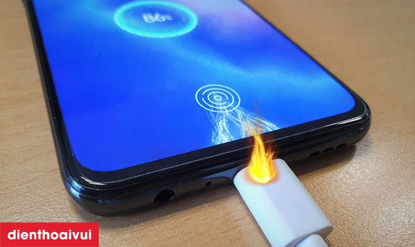 Nguy&ecirc;n nh&acirc;n ch&acirc;n sạc Oppo Reno sạc kh&ocirc;ng v&agrave;o pin