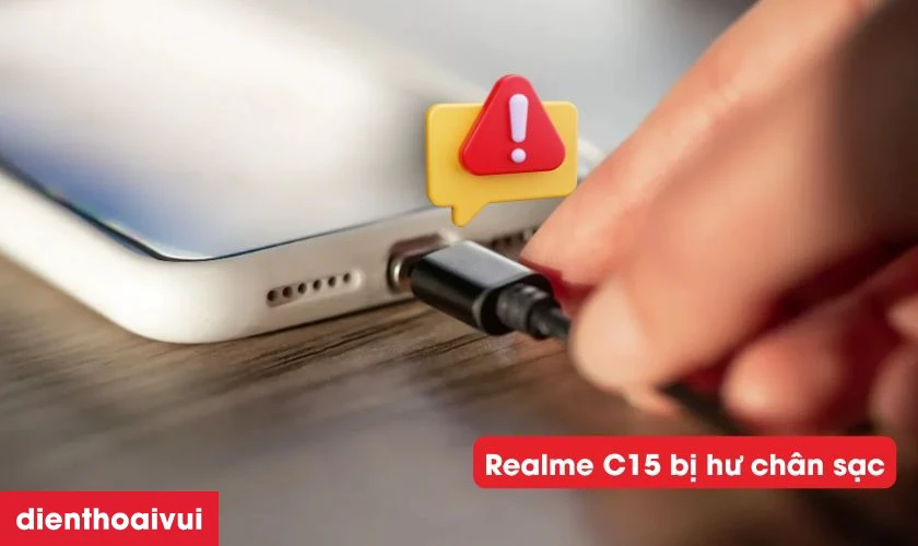 Thay ch&acirc;n sạc Realme C15