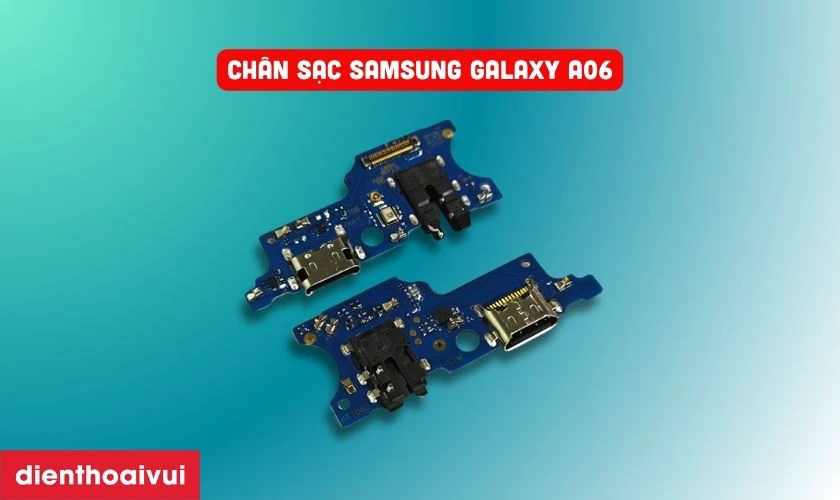 Thay ch&acirc;n sạc Samsung Galaxy A06 l&agrave; quy tr&igrave;nh thay mới cổng sạc
