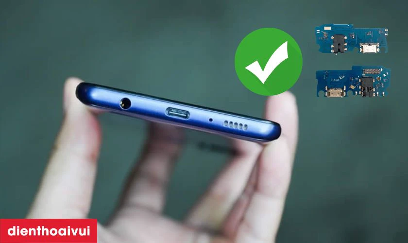 Có nên thay chân sạc Samsung Galaxy A12 hãng Safety không?