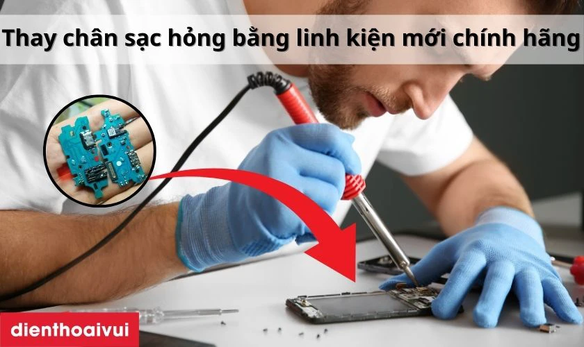 Thay ch&acirc;n sạc Samsung Galaxy A15 l&agrave; g&igrave;?