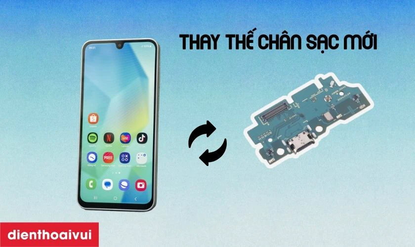 Thay ch&acirc;n sạc Samsung Galaxy A16 5G l&agrave; g&igrave;?