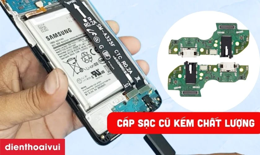 Nguyên nhân khiến cổng sạc Samsung Galaxy A22 5G bị hỏng