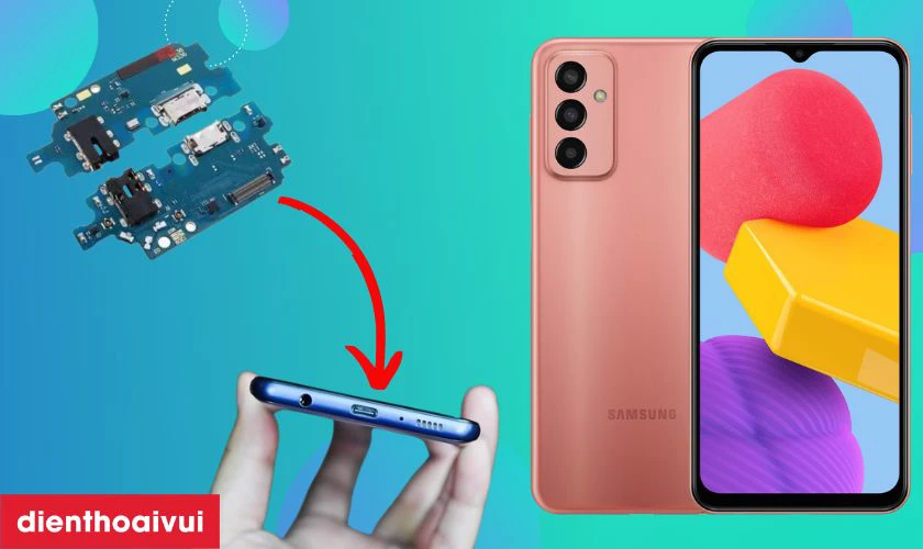 Thay chân sạc Samsung M23 là gì?