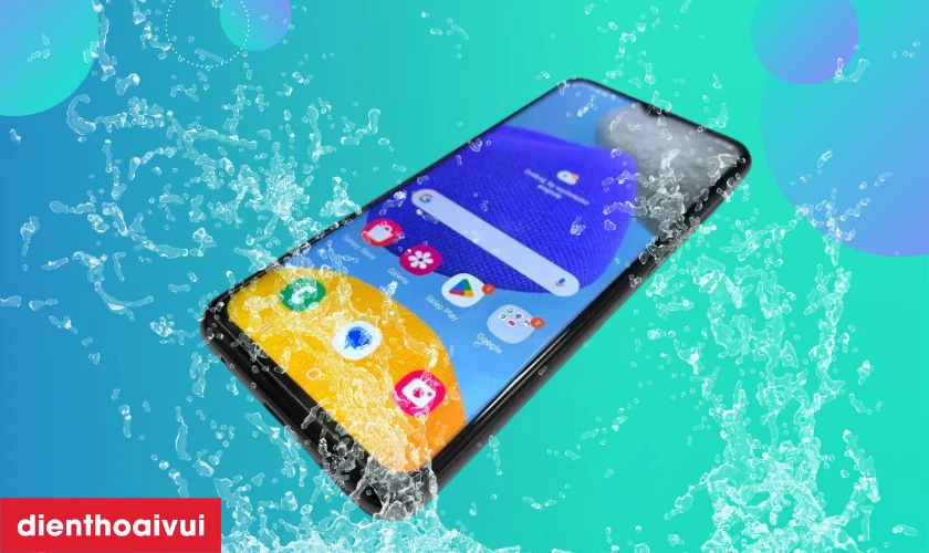 Chân sạc Samsung M23 bị nhiễm nước