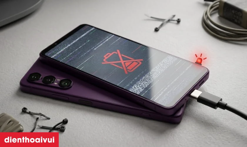 Thay chân sạc Sony