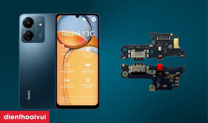 Thay chân sạc Xiaomi Redmi 13C là gì?