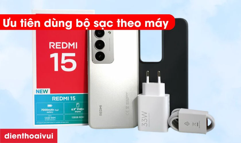 Ưu ti&ecirc;n sử dụng bộ củ sạc theo h&atilde;ng