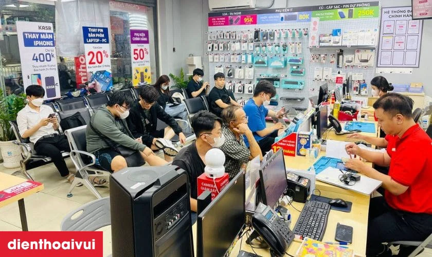 Quy trình thay chân sạc