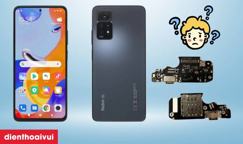 Thay ch&acirc;n sạc Xiaomi Redmi Note 11 Pro 5G