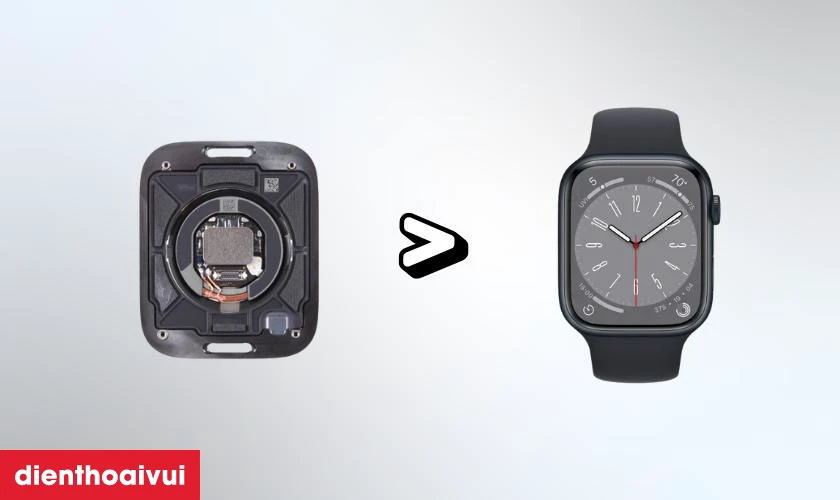 Thay đế sạc Apple Watch Series 8 Aluminium 45mm