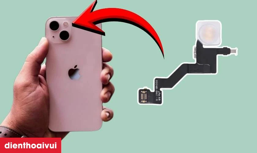 Thay đ&egrave;n flash b&oacute;c m&aacute;y iPhone 13 c&oacute; tốt kh&ocirc;ng