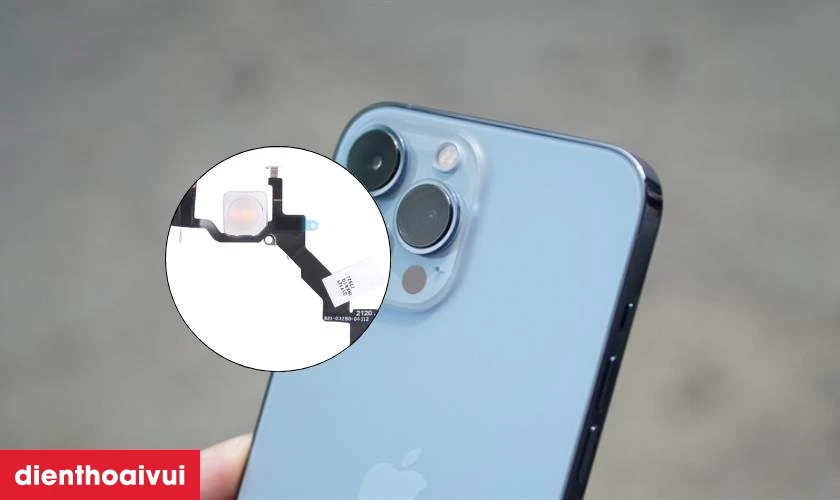 Đ&egrave;n flash b&oacute;c m&aacute;y iPhone 13 Pro Max l&agrave; g&igrave;