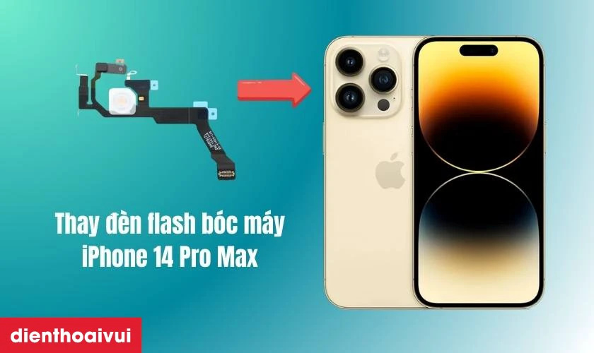 Đ&egrave;n flash b&oacute;c m&aacute;y iPhone 14 Pro Max l&agrave; g&igrave;?