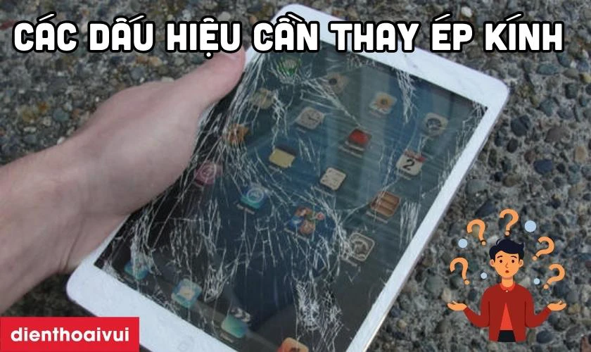 C&aacute;c dấu hiệu thay &eacute;p k&iacute;nh iPad 4 ch&iacute;nh h&atilde;ng Feaglet mới
